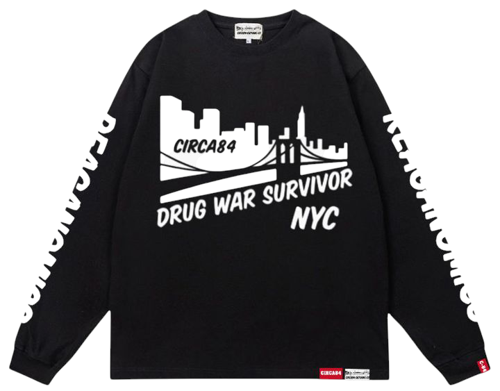 NYC Drug War Survivor Long Sleeve Tee