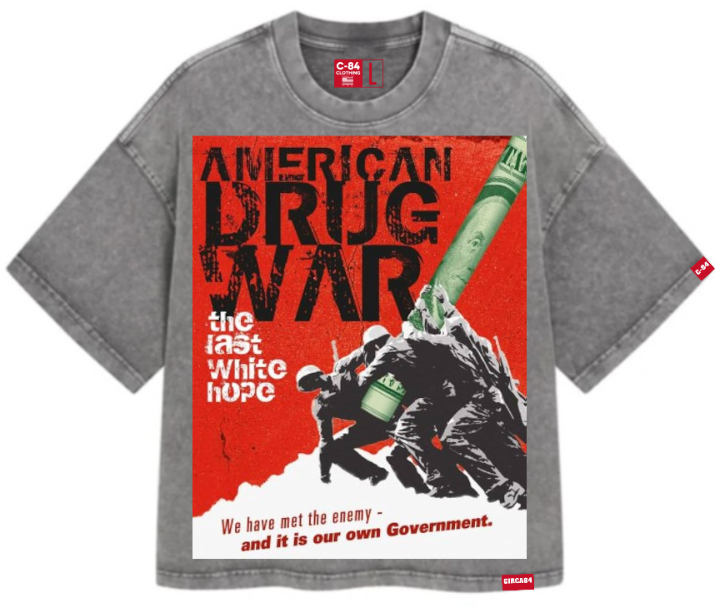 War On Drugs Washed Graphic Tee