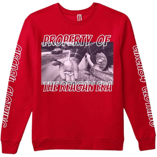 Circa84 Property of the Reagan Era photo Sweatshirt